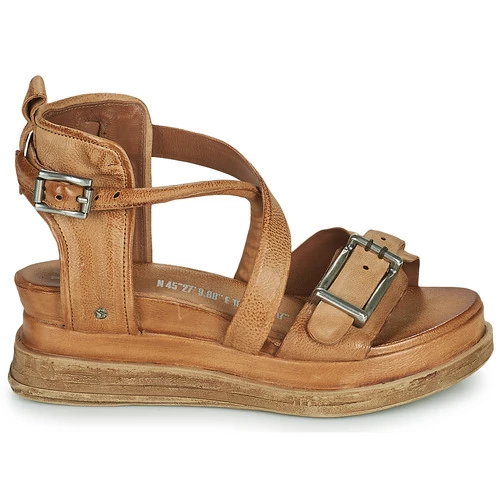 Airstep / A.S.98 LAGOS BUCKLE Couleur Camel – Image 2