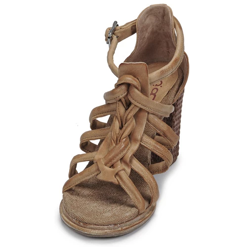 Airstep / A.S.98 BARCELONA TRESSE Couleur Camel – Image 3